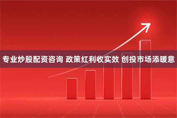 专业炒股配资咨询 政策红利收实效 创投市场添暖意
